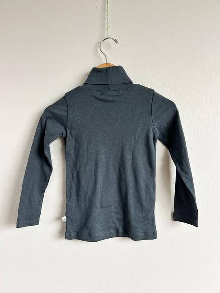 Bonpoint Blue Cotton Turtleneck • 4 years