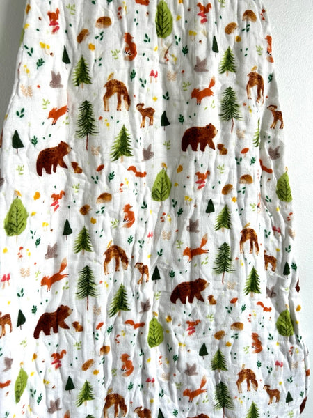 Loulou Lollipop Woodland Friends Lightweight Sleepsack • 1-2 years