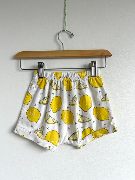 Cutie Soft Lemons Shorts • 1-2 years