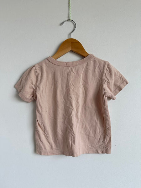 Petits Villains Pink Tee • 2-3 years
