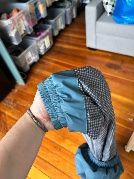 Wheat Kids Quilted Lined Rubberized Rain Pants • 7 years