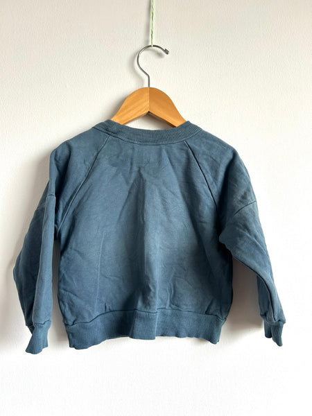Patagonia Blue Long Sleeve Sweatshirt • 2-3 years