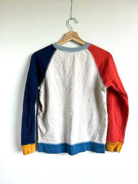 Hanna Andersson Colourblock Sweatshirt • 10-12 years