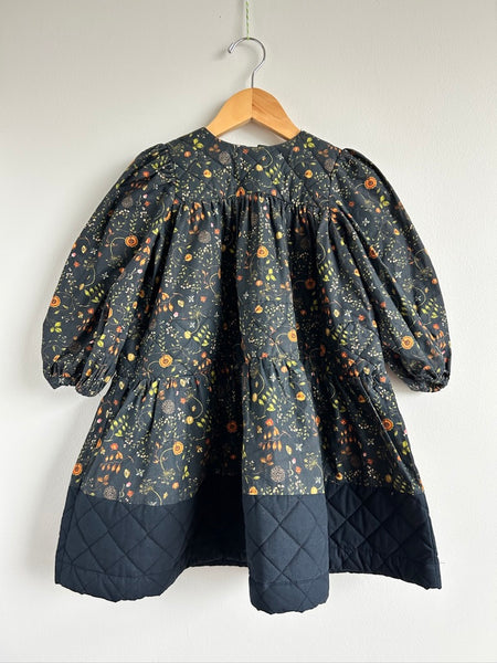 The Middle Daughter London Long Sleeve Quilted Dress • 4-6 years