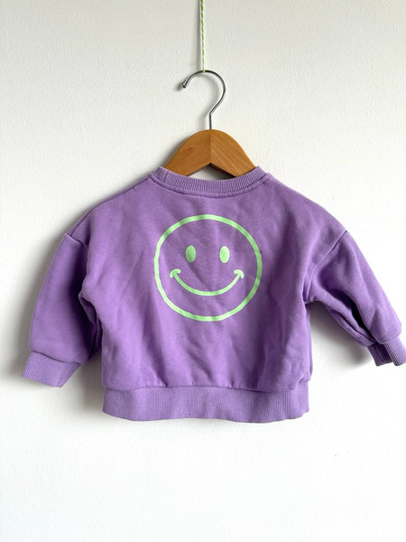 Purple Hi Sweatshirt • 6-12 months