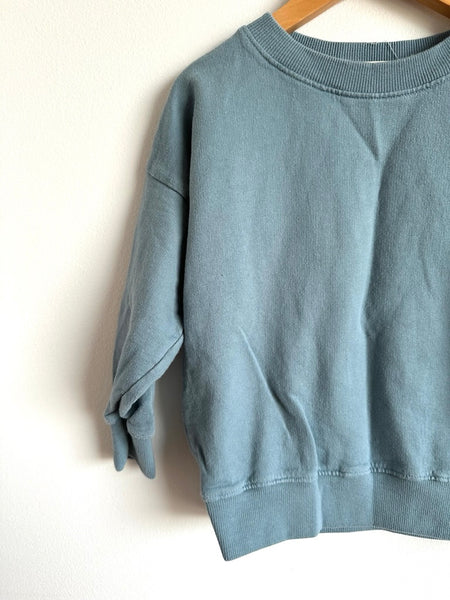 Les Gamins Blue Crew Neck • 2-3 years