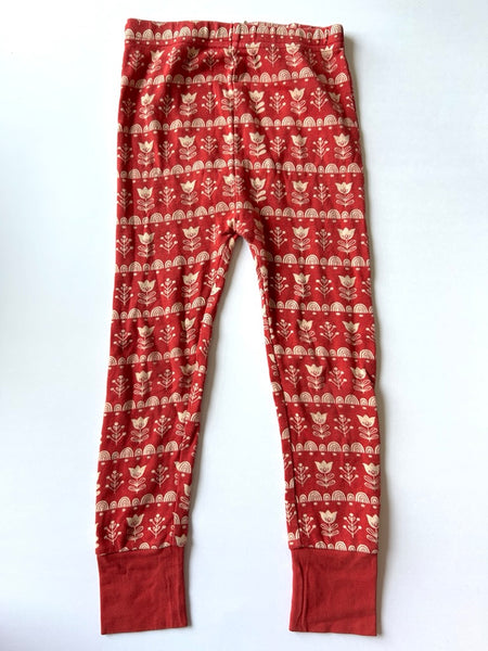 Parade Red Floral PJ Set • 3-4 years