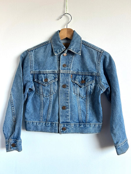 Vintage 1984 Levi's Orange Tab Denim Jacket • 6-8 years (Small)