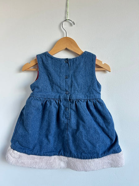 Vintage Please Mum Snowfairy Lined Denim Dress • 2 years