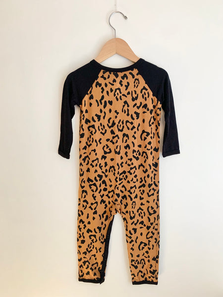 NEW Kyte Leopard Print Pocket Romper • 2 years