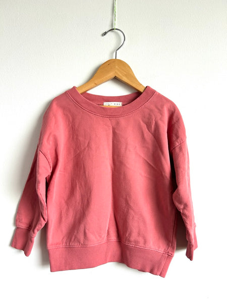 Les Gamins Pink Cotton Sweatshirt • 2-3 years