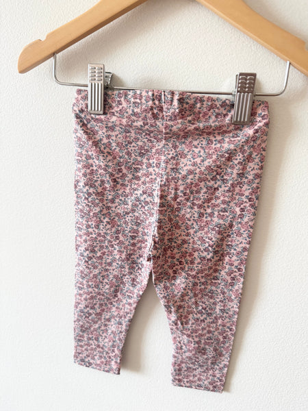 Wheat Kids Floral Pink Leggings • 6-12 months