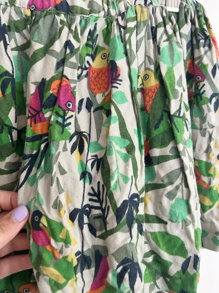 Indigo Collection Jungle Bird Skirt • 3-4 years