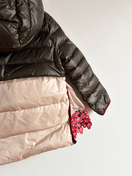 Moncler 2-Tone Puffer with Lace Sides • 5-7 years (120cm)