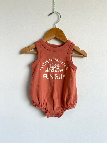 Cat and Jack Funghi Romper • 3-6 months