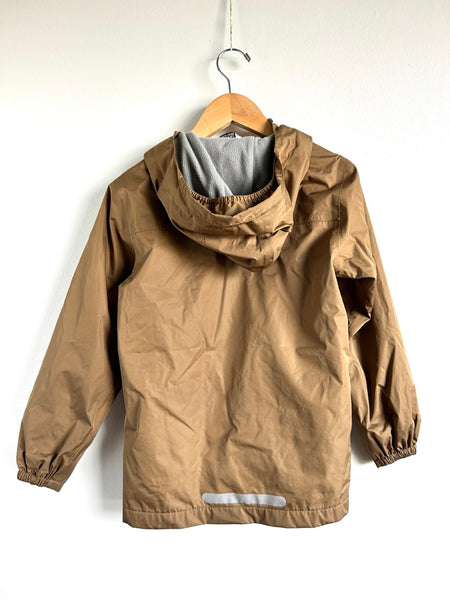 MEC Brown Fleece Lined Rainjacket • 8 years