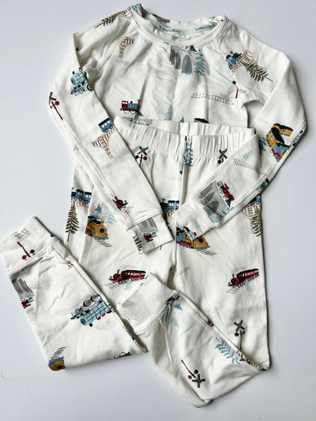 Loulou Lollipop 2pc Train Jammies • 2 years