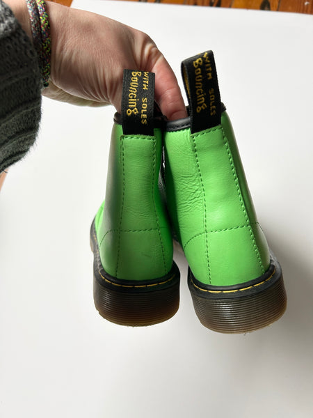 Doc Marten's Neon Green Delaney "Slime" Boots • 2y