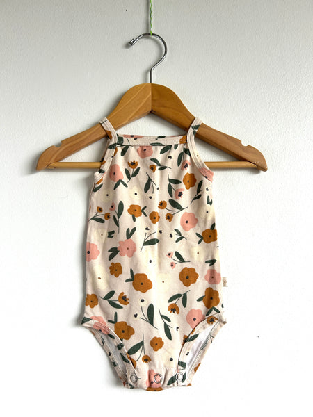 Jax and Lennon Tank Floral Bodysuit • Newborn