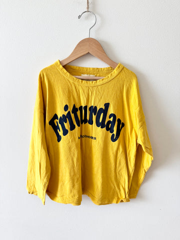 Bobo Choses Yellow Long Sleeve Shirt • 6-8 years