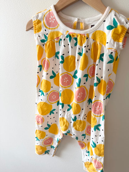 Tea Collection Citrus Romper • 3-6 months