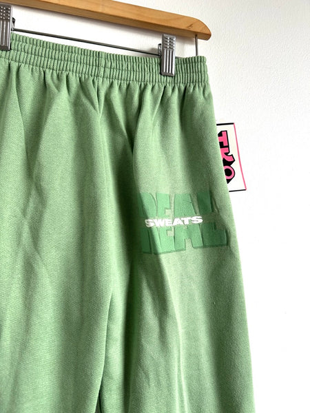 NEW Vintage TKO Green Cotton/Poly Sweatpants • 8-10 years (medium)