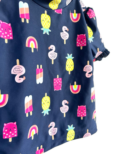 Carter's Simple Joys Short Sleeve Rashguard Top • 3 years