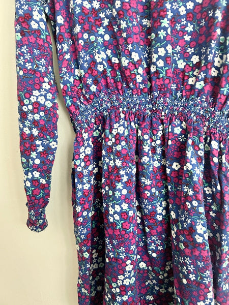 Joe Fresh Blue Floral Dress • 5 years