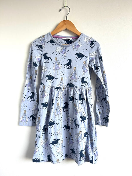 M&S x Disney Frozen Long Sleeve Cotton Dress • 6-7 years
