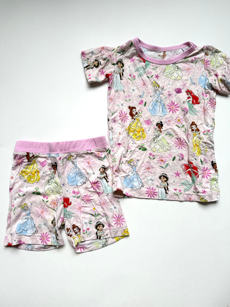 Little Sleepies x Disney Princess 2pc Bamboo Shorty Jammies • 18-24 months