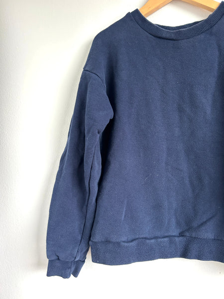 Petits Vilains Blue Cotton Sweatshirt • 9-11 years