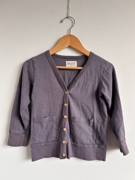 Mini Mioche Purple Cardigan • 3-4 years