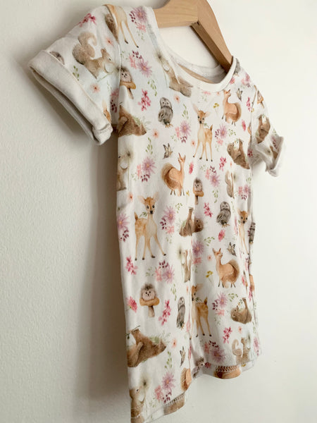 Rose De Vents Woodland Animals T-Shirt • 1-2 yaers