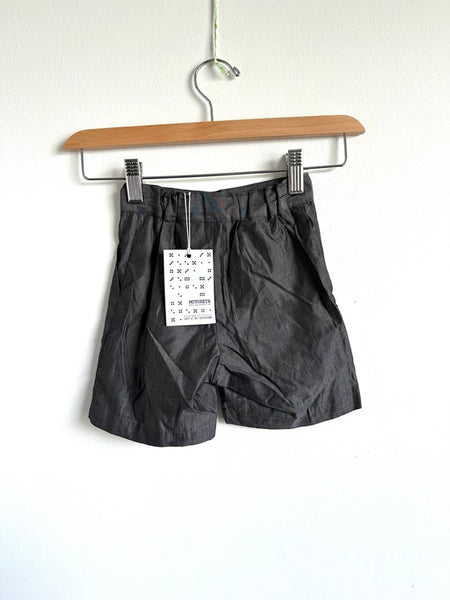 NEW Motoreta Grey Chambray Shorts • 2-3 years
