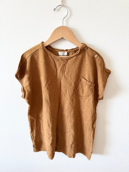 Play Up Brown T-Shirt • 6-8 years