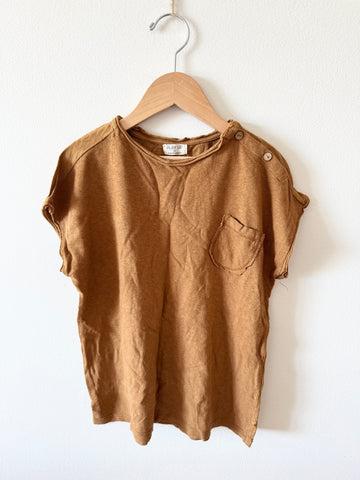 Play Up Brown T-Shirt • 6-8 years