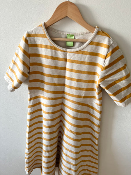 PK Beans Yellow Striped Dress • 8 years