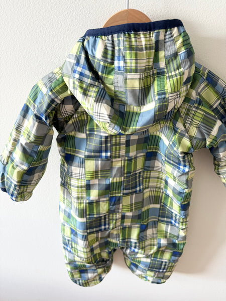 Patagonia Reversible Patchwork Snowsuit • 6-12 months