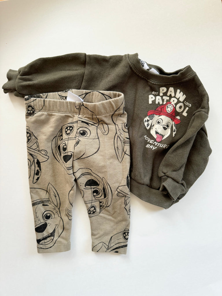 Zara new 2-pc Toddler Paw top Patrol set