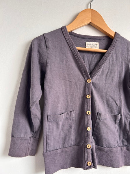 Mini Mioche Purple Cardigan • 3-4 years