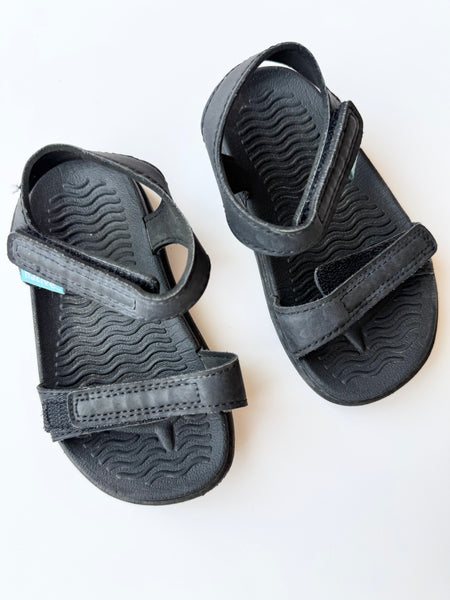 Natives Black Sandals • 7c