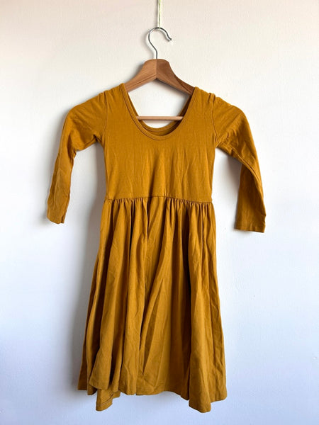 Alice and Ames Yellow Long Sleeve Dress • 7-9 years