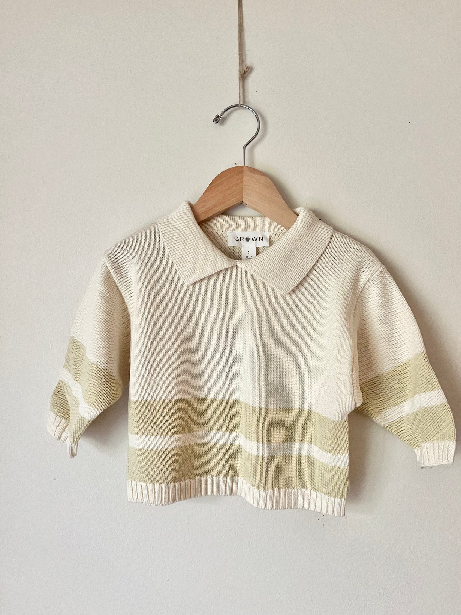 NEW Grown Knit Sweater • 12-18 months