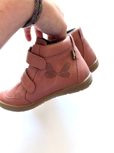 Froddo Leather Hi-Top Leather Velcro Sneakers • 12/12.5c (30)