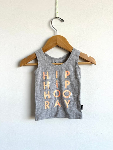Bonds Hip Hip Hooray Tank Top • 0-3 months