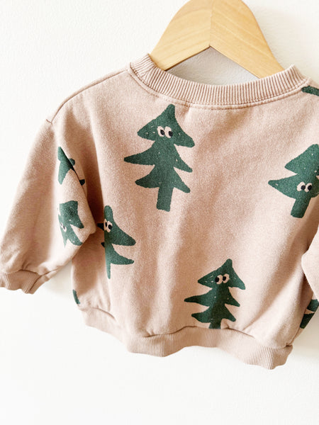 Zara Trees with Eyes Sweatshirt • 18-24 months