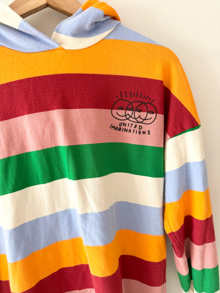 Molo Striped Rainbow Dress • 12-14 years