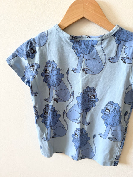 Mini Rodini Blue Lion T-Shirt • 3-5 years (104-110cm)