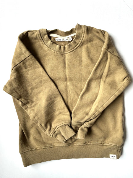 Petits Vilains 2pc Brown Sweatsuit • 4-5 years