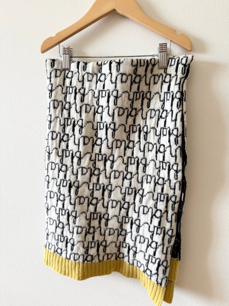 NEW Donna Wilson Blah Blah Blah Wool Blanket